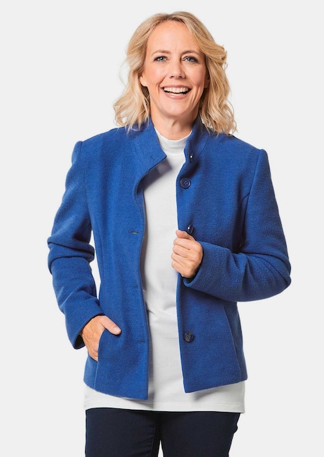 Blazer mit raffinierter Kragenlösung