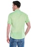 engbers Herren Kurzarm-Hemd mit Leinenanteil , Hellgruen