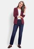 Milano-Ripp-Blazer mit Reverskragen