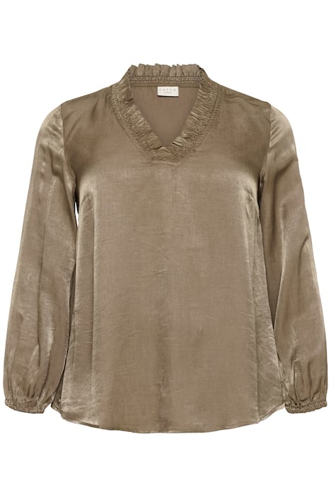 Langarm-Bluse Regular fit