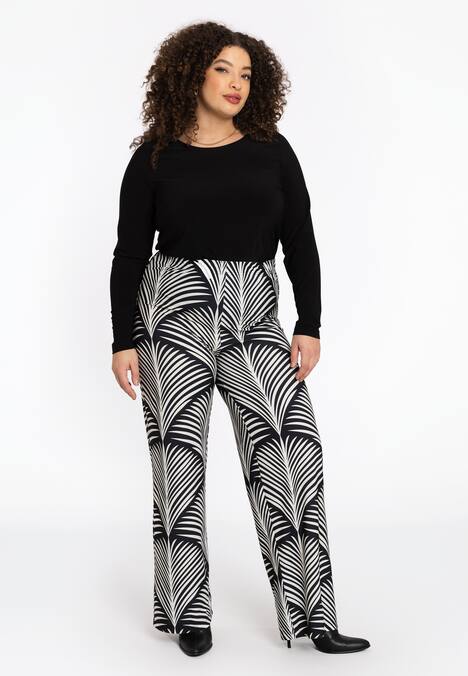 Broek met een elastieken tailleband