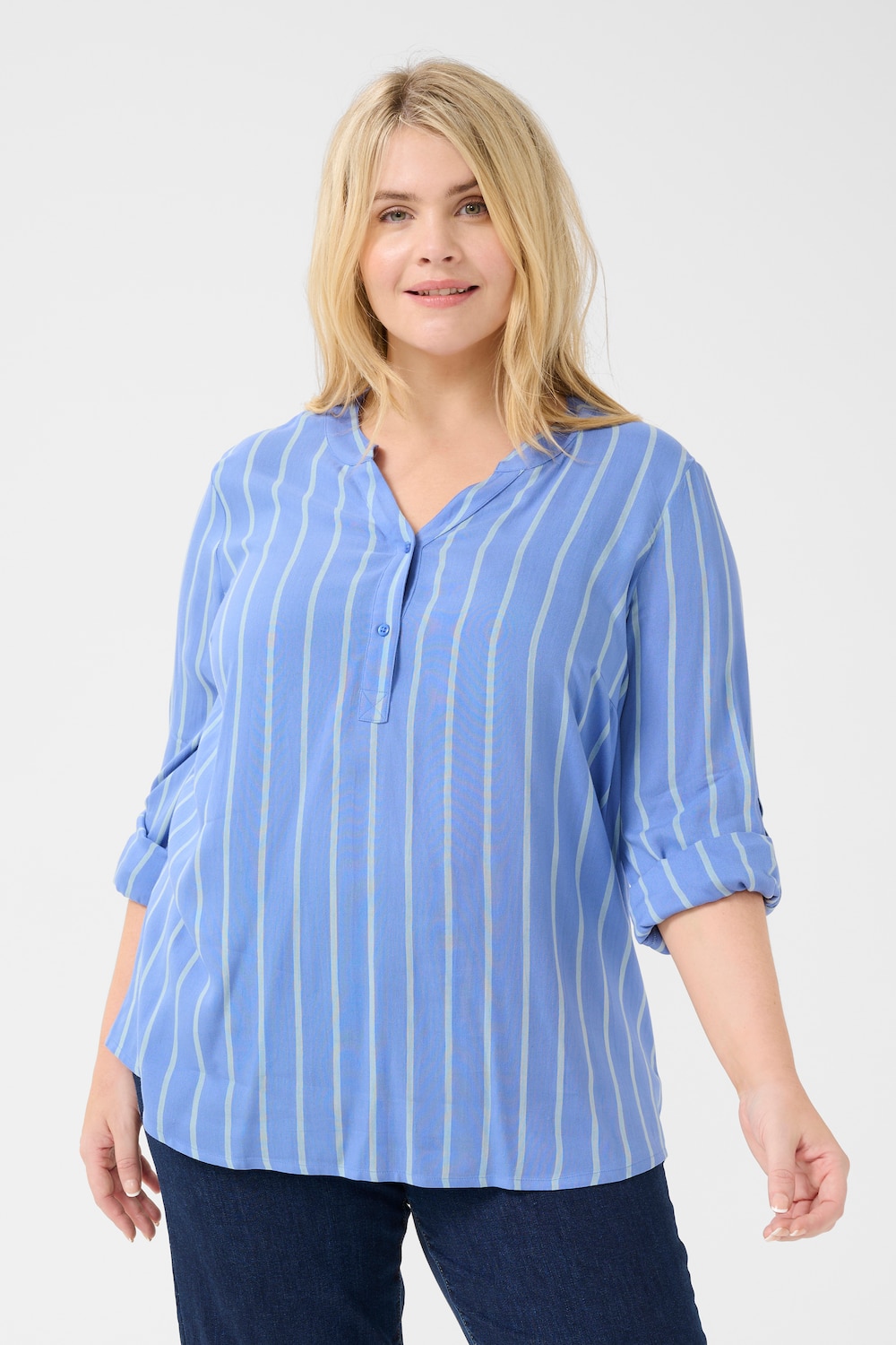 Langarm-Bluse Regular fit