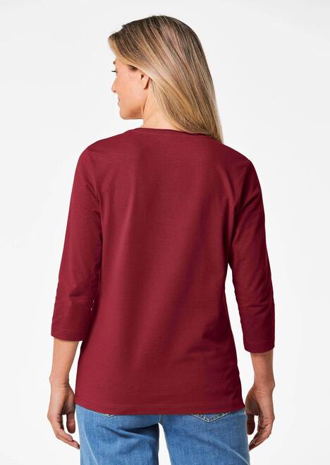 Shirt mit V-Ausschnitt