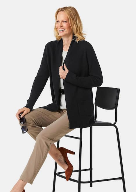 Langarm Cardigan aus Merino