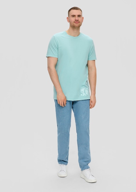T-Shirt mit Logo-Patch