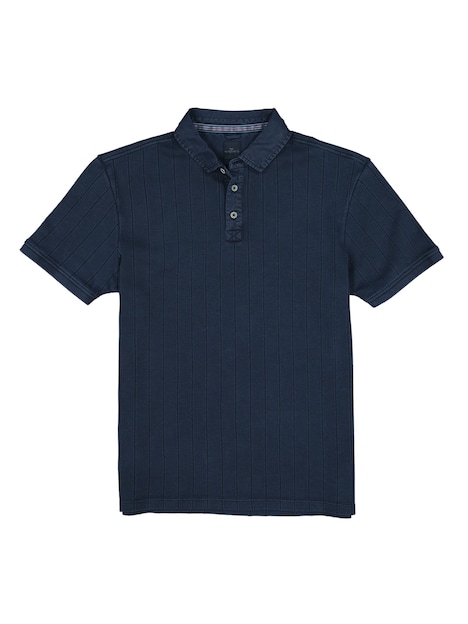 Herren Poloshirt mit Knopfleiste , Saphirblau