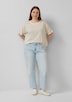 Jeans / Mid Rise / Straight Leg / Cropped