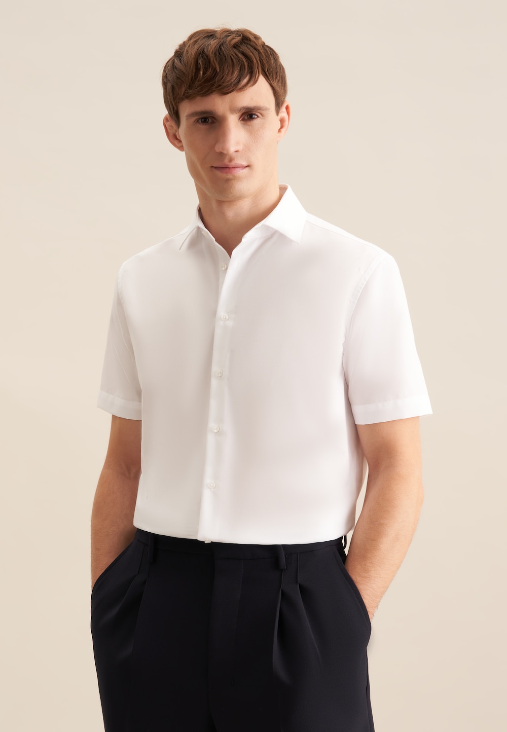 Herren Business Hemd - Uni
