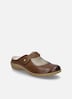Damen Slipper Charlotte 04, cognac