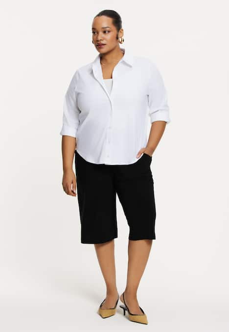 Broek met een elastieken tailleband