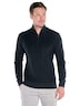 engbers Herren Pullover mit Troyerkragen , Schwarz