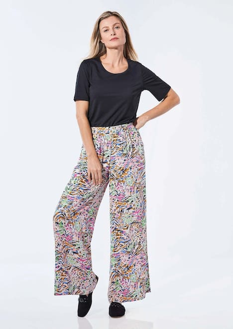 GOLDNER Broek Broek met wijde pijpen