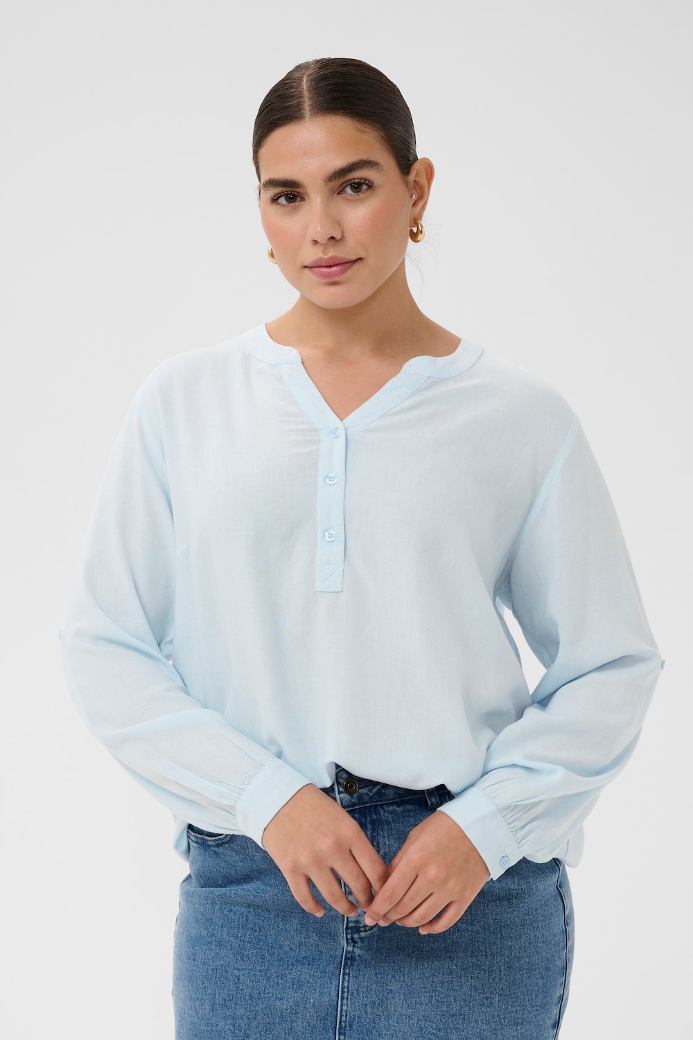 Langarm-Bluse Loose fit