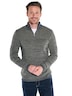 Herren Pullover Polokragen , Khaki