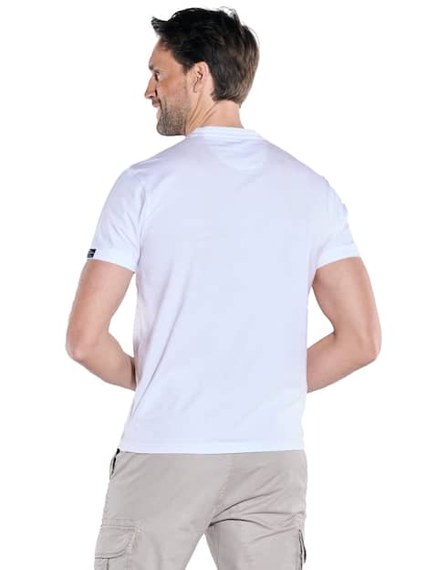 engbers Herren T-Shirt uni , Reinweiss