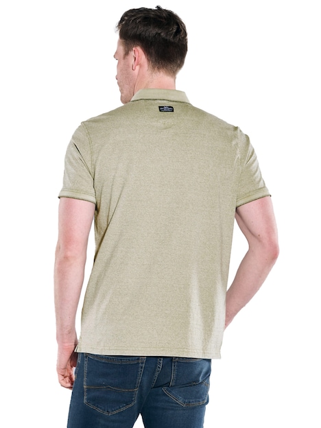 Herren Poloshirt , Braunbeige