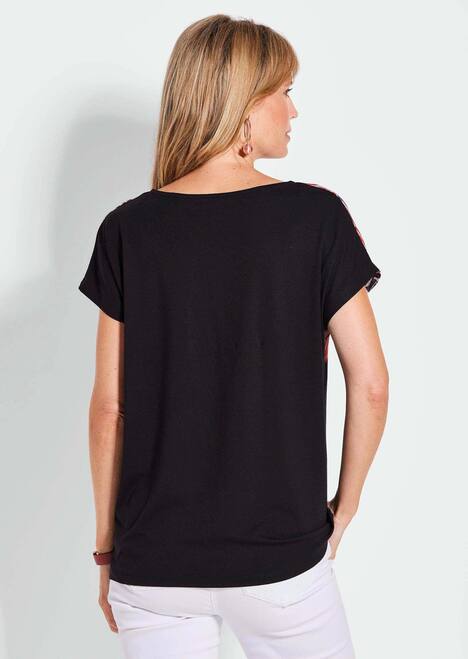 Elegantes Oberteil mit Ethno-Muster