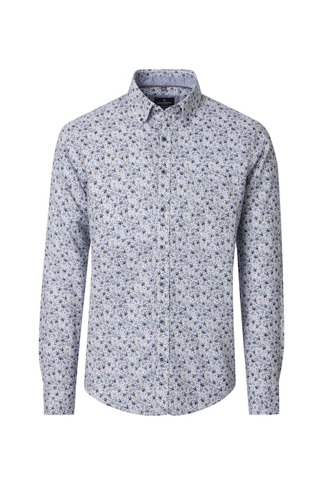 Leinenhemd Print Casual Fit