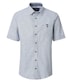 Leinenhemd kurzarm gestreift Casual Fit