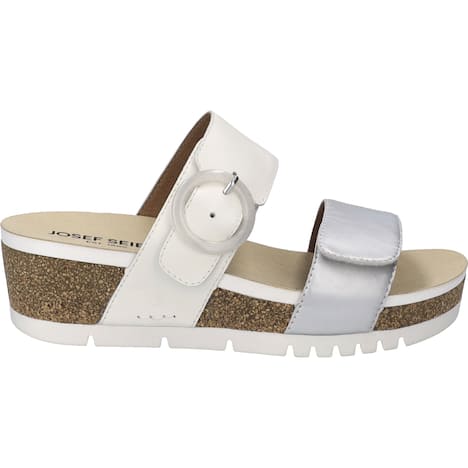 Damen Sandale Quinn 14, silber-kombi