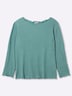 Langarm-Shirt Langarmshirt aus stretchiger Smok-Qualität Langarm