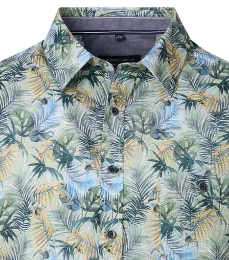 Freizeithemd Kurzarm Print Casual Fit
