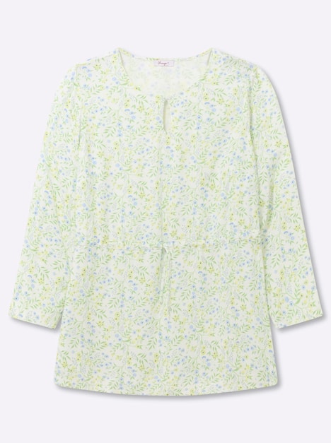 Tunika Langarm Ohne Kragen