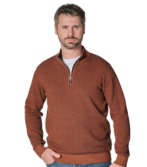 Troyer uni Basic Knitwear