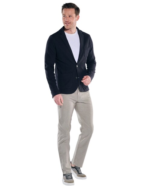 engbers Herren Sweat-Sakko , Saphirblau