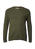 Strickpullover mit Crew Neck und Strukturmuster