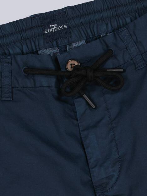 engbers Herren Cargo-Bermuda mit Tunnelzug , Marineblau