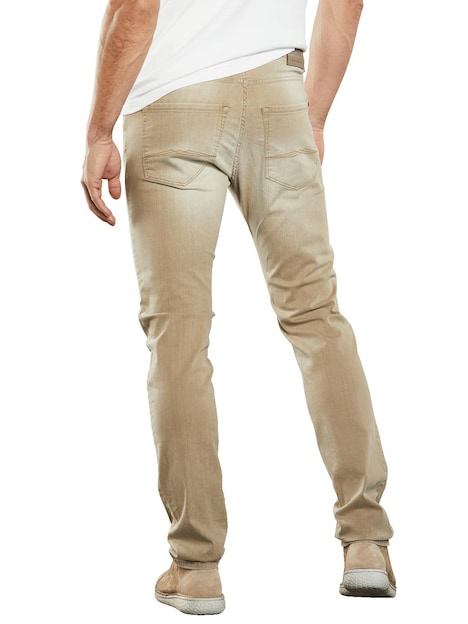 Herren Super-Stretch-Jeans regular , Braunbeige