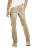 Herren Super-Stretch-Jeans regular , Braunbeige