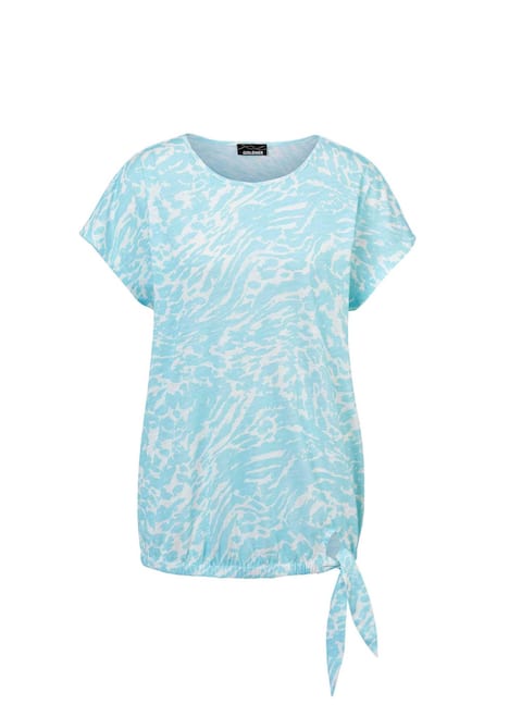 Shirt mit U-Boot-Ausschnitt