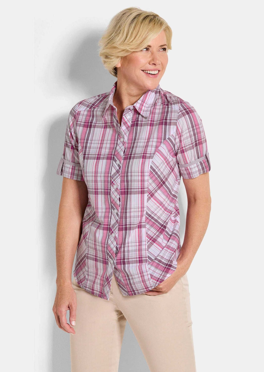 Blusenshirt mit Karomuster