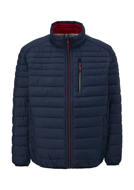 Gesteppte Outdoor-Jacke mit Stehkragen