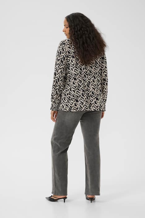 Langarm-Bluse Regular fit