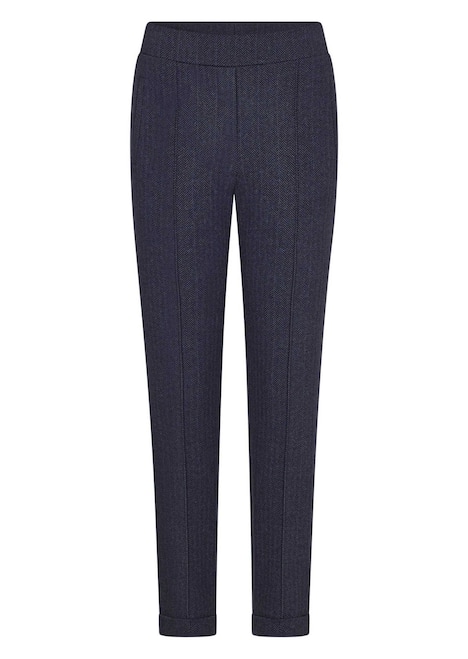 GOLDNER Broek CARLA Broek CARLA met visgraatmotief