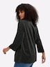 Sweatshirt 3/4-Arm Uni Ohne Kragen
