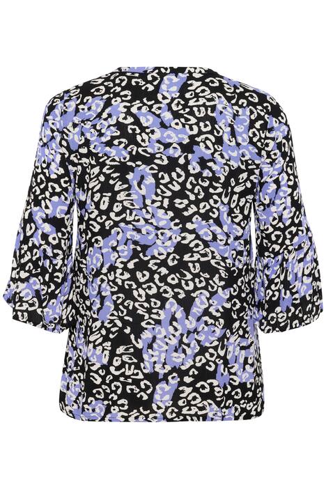 Blouse met korte mouwen Regular fit