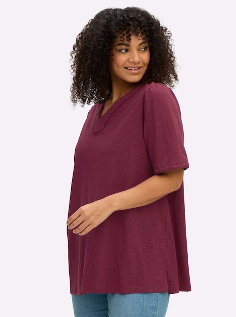 Halbarmshirt Kurzarm Ohne Kragen