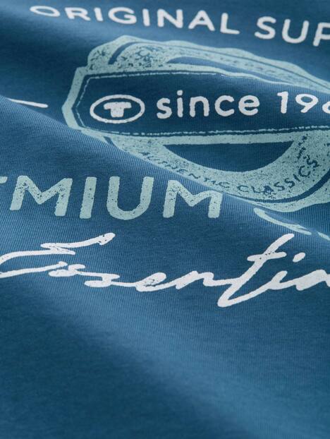 T-Shirt mit Logo Print