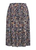 Geplooide rok met paisley-print