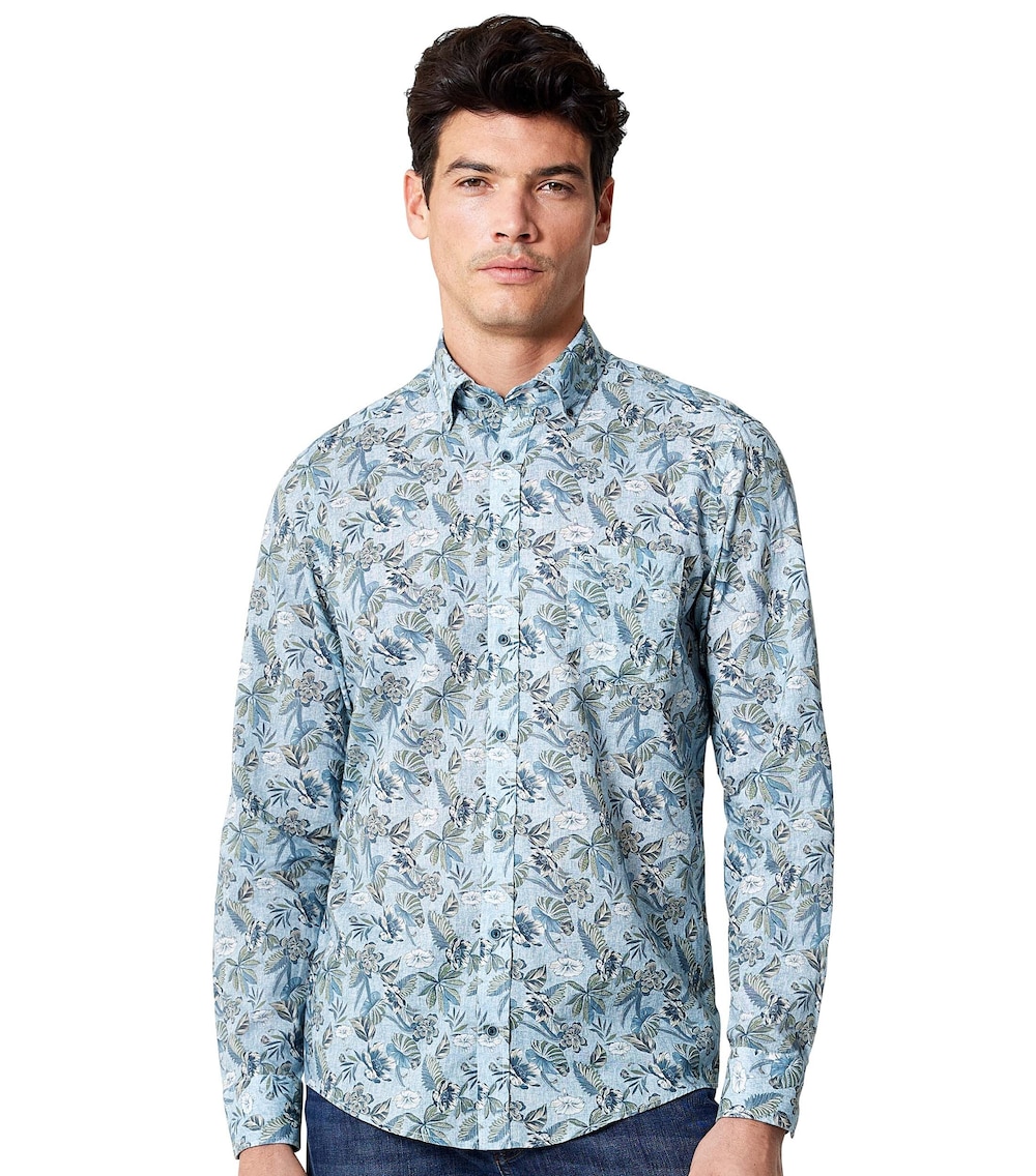 Freizeithemd Print Casual Fit