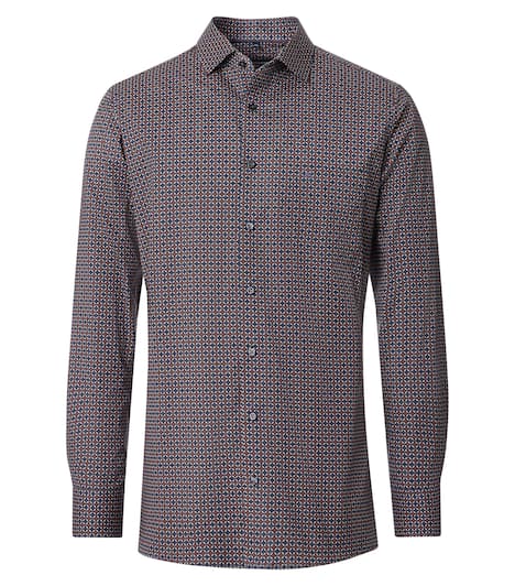 Businesshemd Print Modern Fit