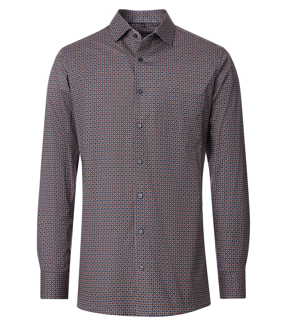 Businesshemd Print Modern Fit