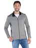engbers Herren Sweatjacke mit Stehkragen , Grau
