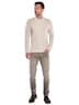 Herren Pullover Rundhals , Creme
