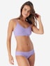 Schiesser Damen Slip Invisible Cotton 2-Pack zartlila,zartlila