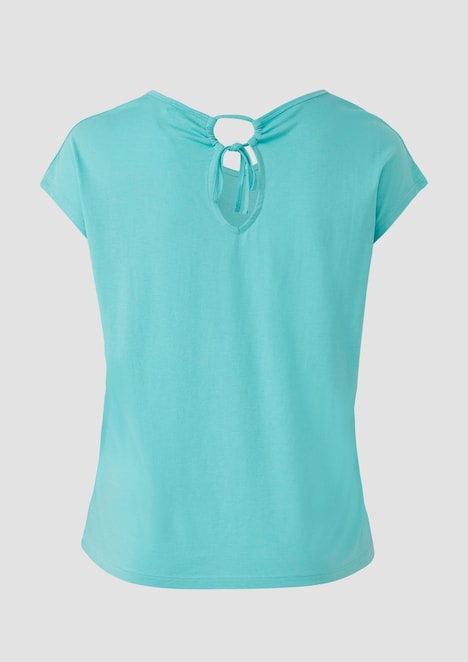 Ärmelloses Relaxed-Fit-Shirt mit Cut-out und Schleife